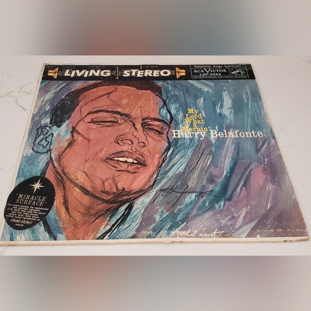 BOGO Harry Belafonte Oh Lord What A Mornin Vinyl Record Vintage RCA LP Album